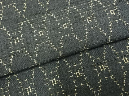 平和屋着物▽上質な紬 単衣 立涌文 正絹 逸品 AABD0294fy