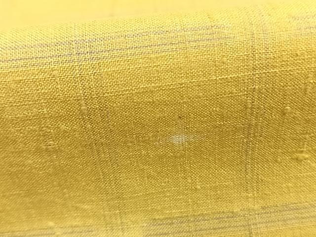 平和屋着物▽上質な紬 単衣 格子 正絹 逸品 AABD0300fy