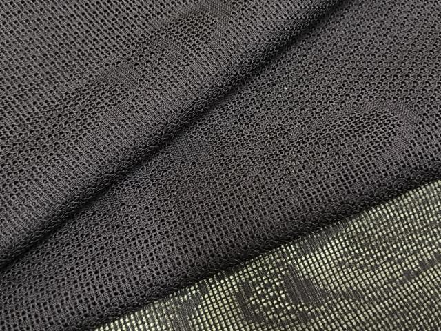 平和屋着物▽道行コート スリーシーズン 春夏秋 塵除け 流水文 ロング丈 正絹 逸品 AABD0304fy