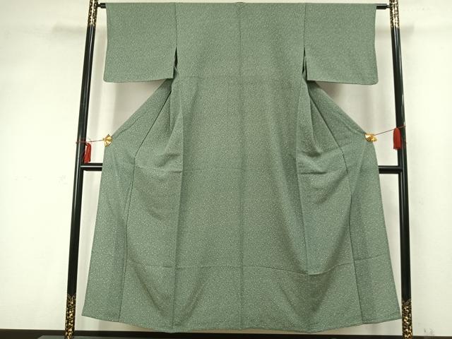 平和屋着物▽江戸小紋 単衣 散らし文 正絹 逸品 AABD0310fy