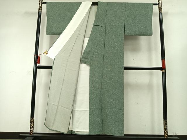 平和屋着物▽江戸小紋 単衣 散らし文 正絹 逸品 AABD0310fy