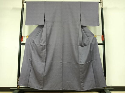 平和屋着物▽江戸小紋 単衣 鮫小紋柄 洗える着物 未使用 AABD0316fy