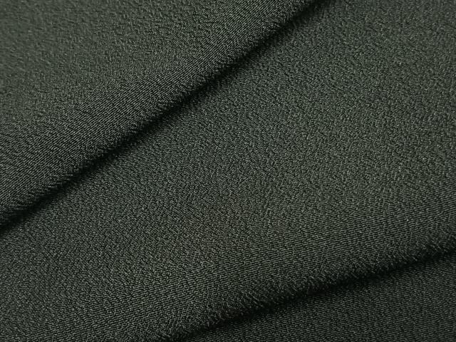平和屋着物▽男性 色無地 単衣 洒落着 黒地 洗える着物 AABD0318fy