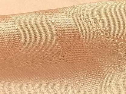 平和屋着物▽上質な色無地 単衣 流水地紋 洗柿色 正絹 逸品 AABD0324fy