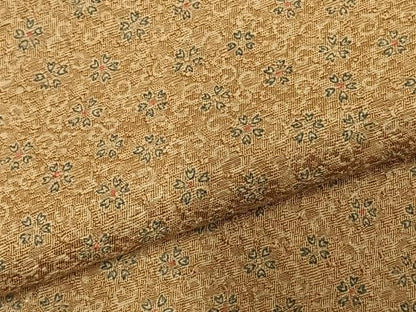 平和屋着物▽上質な小紋　単衣　花尽くし　正絹　逸品　AABD0326fy