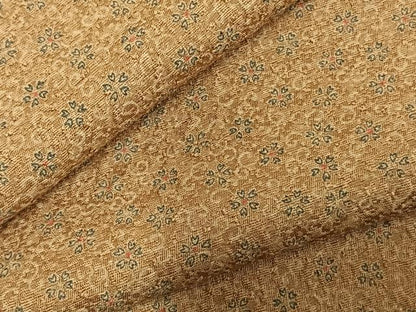 平和屋着物▽上質な小紋　単衣　花尽くし　正絹　逸品　AABD0326fy
