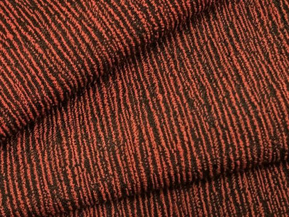 平和屋着物▽上質な小紋 単衣 よろけ縞 正絹 逸品 AABD0330fy