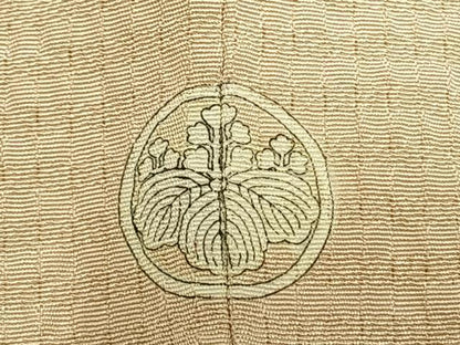 平和屋着物▽訪問着 単衣 手描き 蔦の葉枝花文 暈し染め 正絹 逸品 AABD0331fy