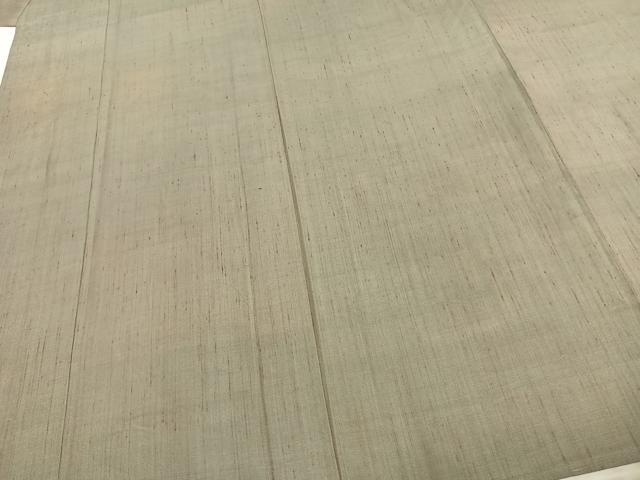 平和屋着物▽越後小千谷紬 単衣 霞文 証紙付き 正絹 逸品 AABD0339fy