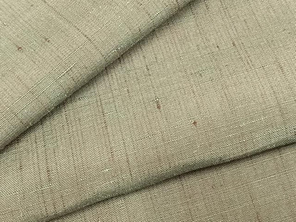 平和屋着物▽越後小千谷紬 単衣 霞文 証紙付き 正絹 逸品 AABD0339fy