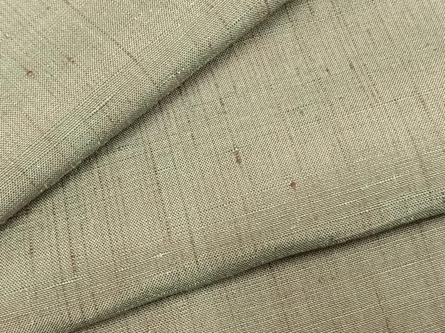 平和屋着物▽越後小千谷紬 単衣 霞文 証紙付き 正絹 逸品 AABD0339fy