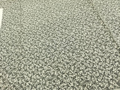 平和屋着物▽上質な小紋 単衣 花唐草文 正絹 逸品 AABD0340fy