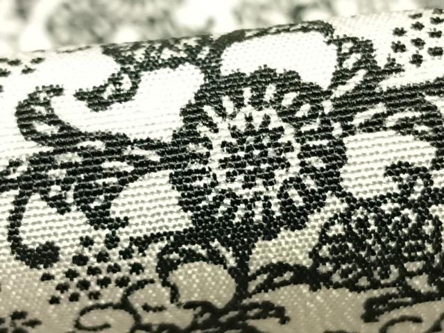 平和屋着物▽上質な小紋 単衣 花唐草文 正絹 逸品 AABD0340fy