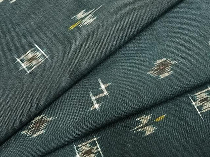 平和屋着物▽本場琉球絣 単衣 正絹 逸品 AABD0350fy