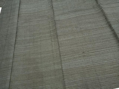 平和屋着物▽男性 紬 単衣 アンサンブル 亀甲柄 正絹 逸品 AABD0368fy