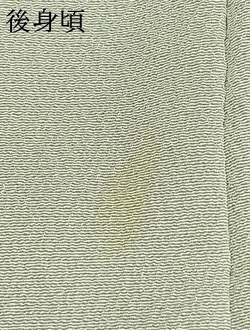 平和屋着物▽訪問着 単衣 総刺繍 草葉文 正絹 逸品 AABD0370fy