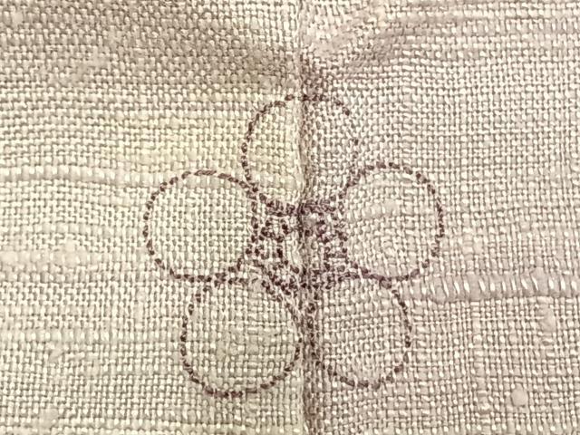 平和屋着物▽上質な紬　単衣　霞文　正絹　逸品　AABD0378fy 平和屋着物▽上質な紬 単衣 霞文 正絹 逸品 AABD0378fy