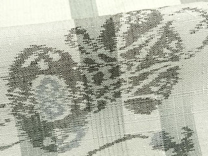 平和屋着物▽上質な紬 単衣 鼓 正絹 逸品 未使用 AABD0381fy