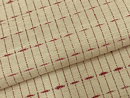 平和屋着物▽上質な紬 単衣 横段文 正絹 逸品 AABD0383fy