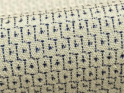平和屋着物▽本塩沢 単衣 110亀甲 総詰め 正絹 逸品 AABD0385fy