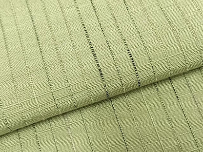 平和屋着物▽上質な紬 単衣 縞 正絹 逸品 AABD0387fy