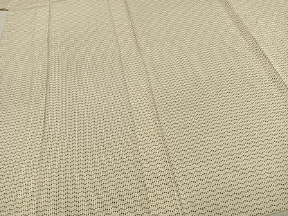 平和屋着物▽上質な小紋 単衣 幾何学文様 正絹 逸品 AABD0413fy