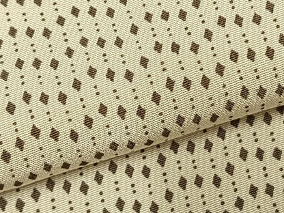 平和屋着物▽上質な小紋 単衣 幾何学文様 正絹 逸品 AABD0413fy