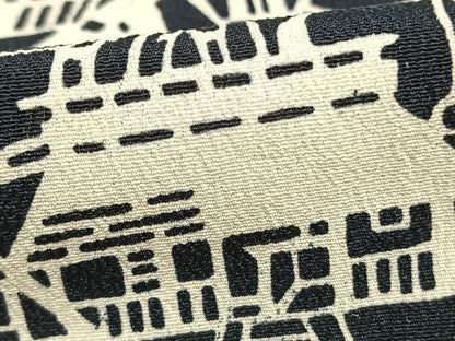 平和屋着物▽上質な小紋　単衣　風景文　正絹　逸品　AABD0417fy