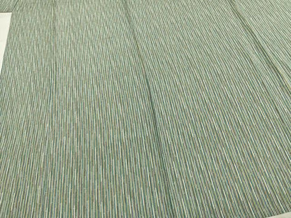 平和屋着物▽上質な小紋 単衣 変わり縞 正絹 逸品 未使用 AABD0423fy