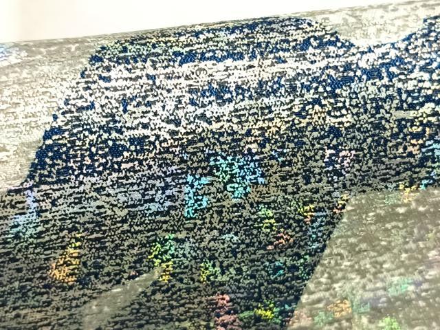 平和屋着物▽訪問着 単衣 舞 銀彩 洗える着物 AABD0429fy