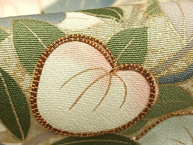 平和屋着物●豪華色留袖 駒刺繍 草花文 暈し染め 金彩 正絹 逸品 AABD0458fy