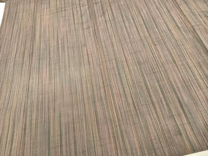平和屋着物●上質な紬　縞　正絹　逸品　AABD0485fy