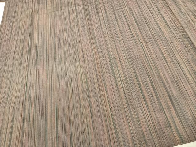 平和屋着物●上質な紬　縞　正絹　逸品　AABD0485fy