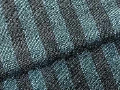 平和屋着物●上質な紬　縞　正絹　逸品　未使用　AABD0496fy