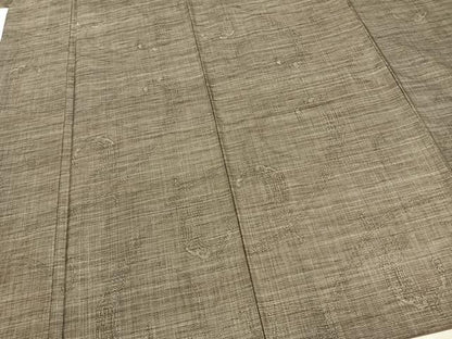 平和屋着物●本場大島紬 カタス9マルキ 立波文 正絹 逸品 AABD0504fy