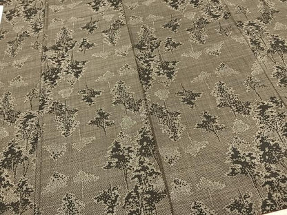 平和屋着物●本場大島紬　7マルキ　樹林文　正絹　逸品　AABD0547fy