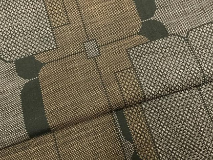 平和屋着物●本場大島紬 9マルキ 花重ね文 正絹 逸品 AABD0568fy