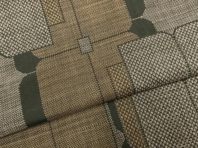 平和屋着物●本場大島紬 9マルキ 花重ね文 正絹 逸品 AABD0568fy