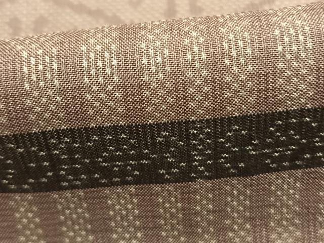 平和屋着物●本場大島紬 一元7マルキ 亀甲文 正絹 逸品 AABD0583fy