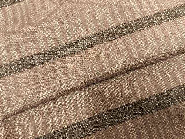 平和屋着物●本場大島紬 一元7マルキ 亀甲文 正絹 逸品 AABD0583fy