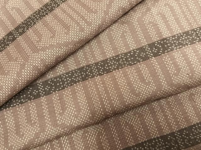 平和屋着物●本場大島紬 一元7マルキ 亀甲文 正絹 逸品 AABD0583fy