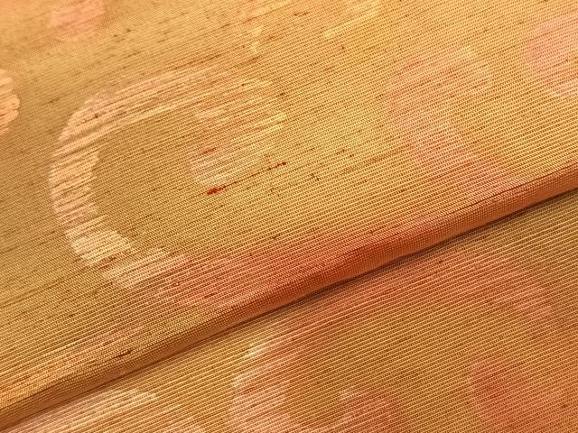 平和屋着物●上質な紬　立波文　正絹　逸品　未使用　AABD0585fy
