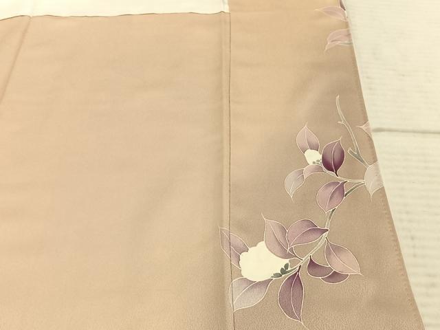 平和屋着物●訪問着 刺繍 枝花文 暈し染め 正絹 逸品 AABD0618fy