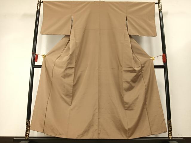 平和屋着物●上質な紬　縞　正絹　逸品　AABD0624fy