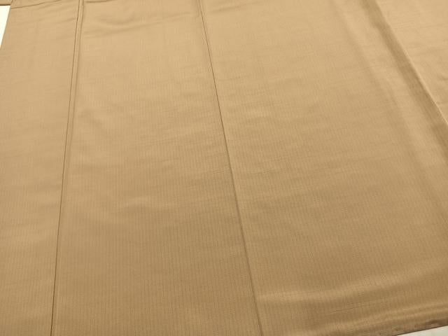 平和屋着物●上質な紬　縞　正絹　逸品　AABD0624fy