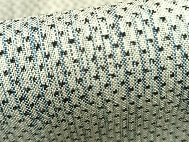 平和屋着物●本場大島紬 白大島 一元絣 風景文 正絹 逸品 AABD0632fy