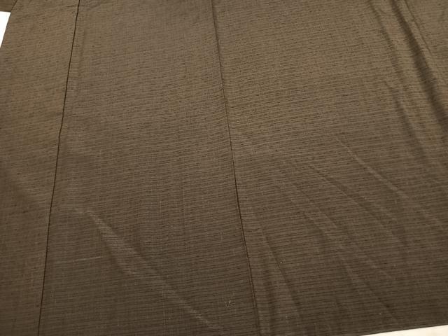 平和屋着物●男性　紬　霞文　キングサイズ　正絹　逸品　AABD0668fy