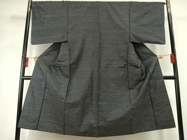 平和屋着物●男性　本場大島紬　亀甲絣　正絹　逸品　AABD0682fy