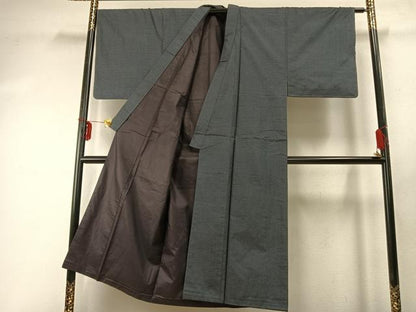 平和屋着物●男性 本場大島紬 アンサンブル 100亀甲 総詰め 正絹 逸品 AABD0698fy