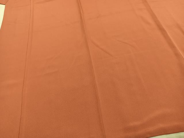 平和屋着物●豪華振袖　肉桂色　正絹　逸品　AABD0700fy